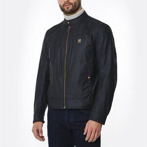 NWT Belstaff Waxed Kelland Jacket in navy sz L